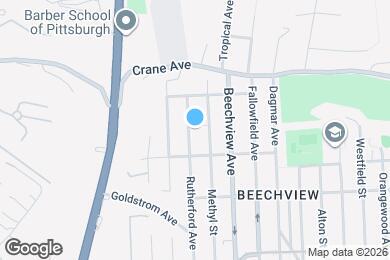 Map image of the property - 1327 Rutherford Ave