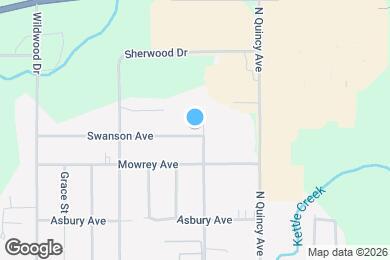 Map image of the property - 1405 Swanson Ave