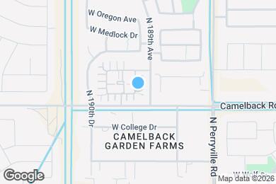 Map image of the property - 5005 N 189th Dr