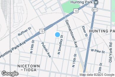 Map image of the property - 3927 N 17th St