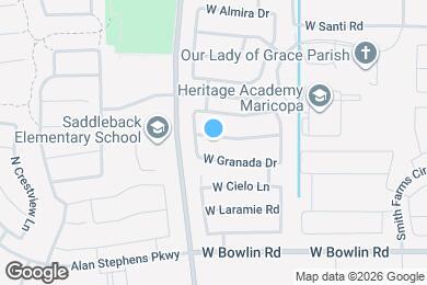 Map image of the property - 41393 W Capistrano Dr