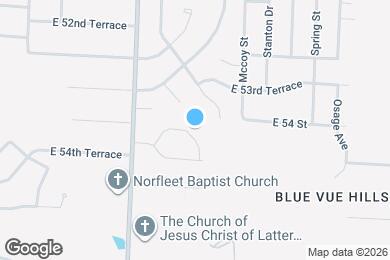 Map image of the property - 13000 E 54 St