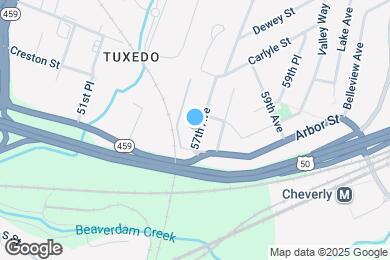 Map image of the property - 2304 57th Ave