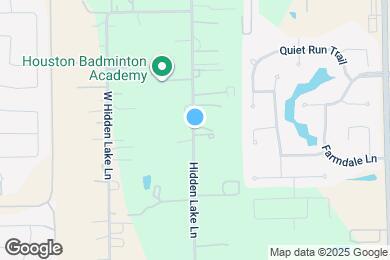Map image of the property - 10510 Hidden Lake Ln