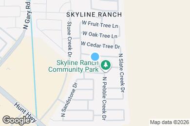 Map image of the property - 856 W Saguaro Ln