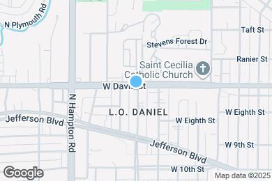 Map image of the property - 519 N Oak Cliff Blvd