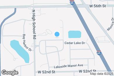 Map image of the property - 6104 Lake Freeman Dr