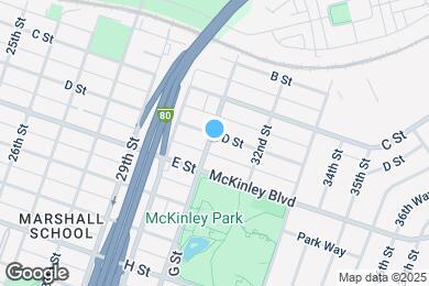 Map image of the property - 401 Alhambra Blvd