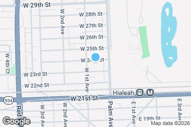 Map image of the property - 58 W 24th St