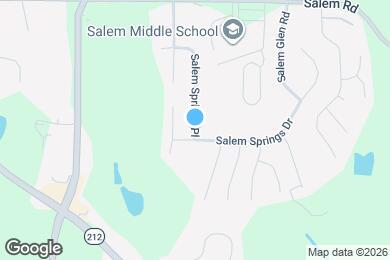 Map image of the property - 5360 Salem Springs Pl