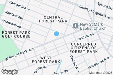 Map image of the property - 4118 W Forest Park Ave