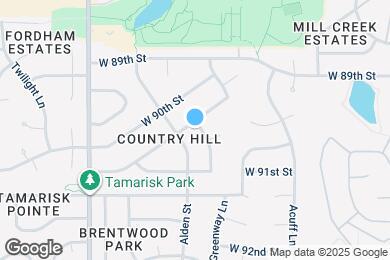 Map image of the property - 14629 W 90th Terrace