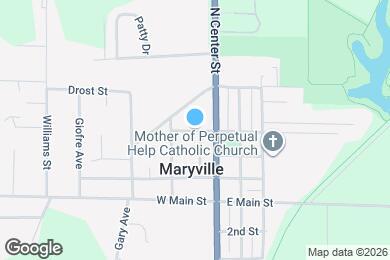 Map image of the property - 122 W Perry St