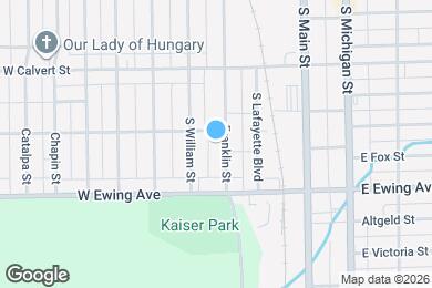 Map image of the property - 2113 Franklin St