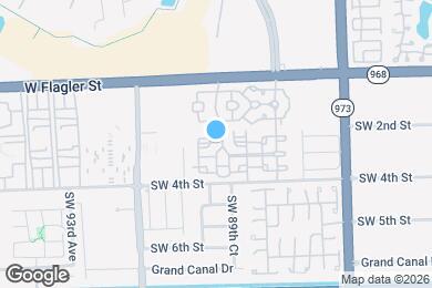 Map image of the property - 8970 W Flagler St