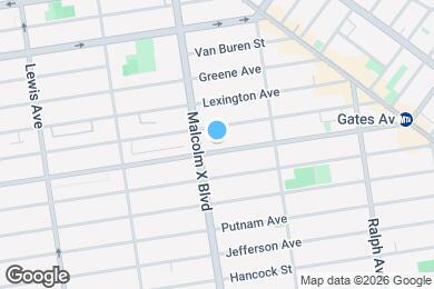 Map image of the property - Gates Avenue