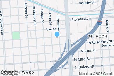 Map image of the property - 2150 N Dorgenois St