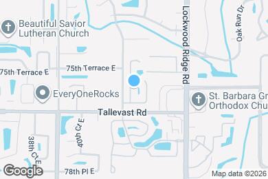 Map image of the property - 7539 42nd Ct E