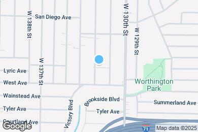Map image of the property - 3855 W 133rd St