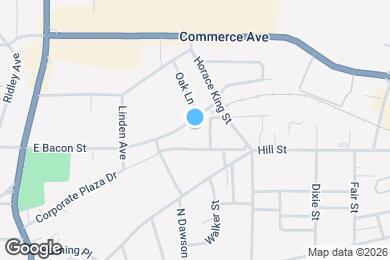 Map image of the property - 423 E Bacon St