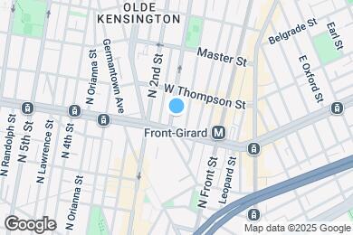 Map image of the property - 1215 N Hancock St