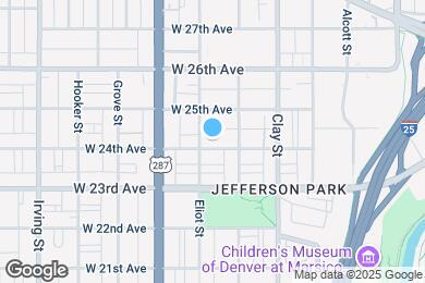 Map image of the property - 2841 W 24th Ave
