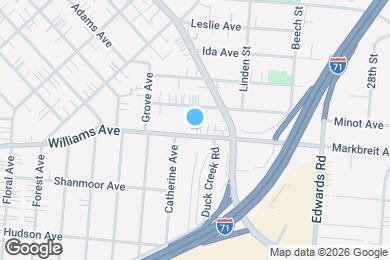 Map image of the property - 2544 Williams Ave