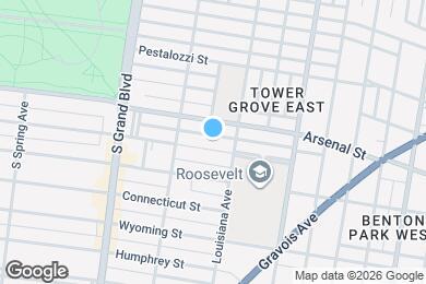Map image of the property - 3421 Hartford St