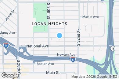 Map image of the property - 3065 1/2 Logan Ave