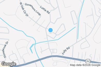 Map image of the property - 502 Oak Cir Dr