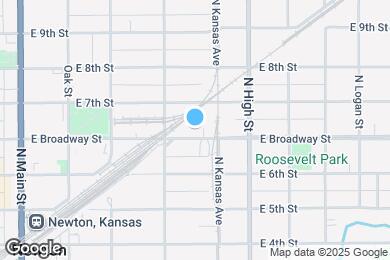 Map image of the property - 422 E Broadway St