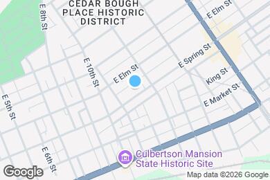 Map image of the property - 1207 E Spring St