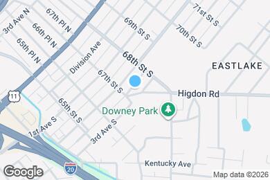 Map image of the property - 6712 3rd Ave S