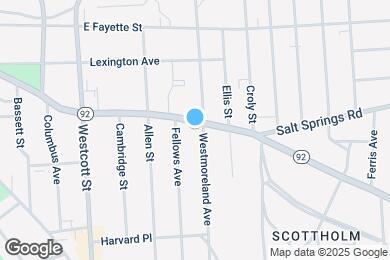 Map image of the property - 2320 E Genesee St
