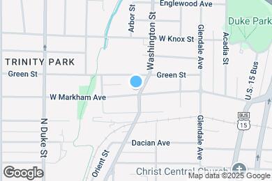 Map image of the property - 600 W Markham Ave
