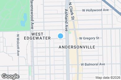 Map image of the property - 1637 W Gregory St