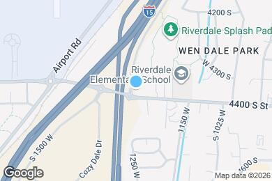 Map image of the property - 1198 W 4400 S