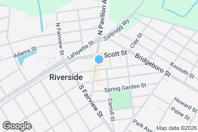 Map image of the property - 117 S Pavilion Ave