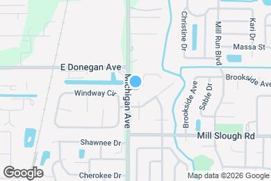 Map image of the property - 1302 Mill Creek Pl