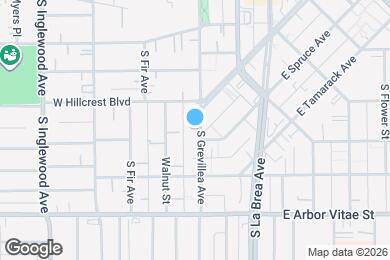 Map image of the property - 625 S Grevillea Ave