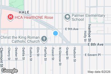Map image of the property - 846 1/2 Forest St