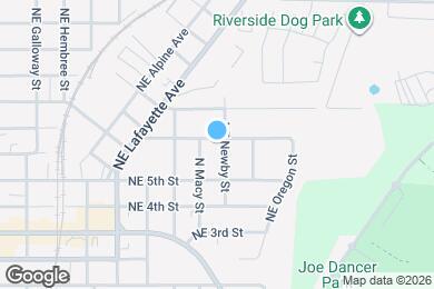 Map image of the property - 1328 NE 9th Ave