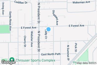 Map image of the property - 1001 Eddy Ct