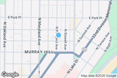 Map image of the property - 2402 E Webster Pl