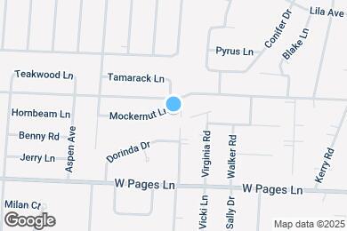 Map image of the property - 5602 Mockernut Ln