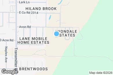 Map image of the property - 2601 Laurel Dr