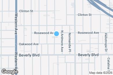 Map image of the property - 428 1/2 North Kingsley Drive