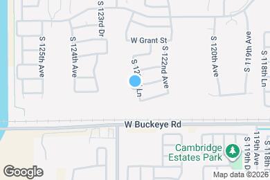 Map image of the property - 806 S 122nd Ln