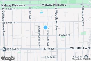 Map image of the property - 6138 S University Ave