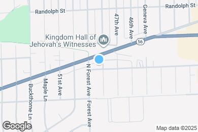 Map image of the property - 4342 Warren Ave